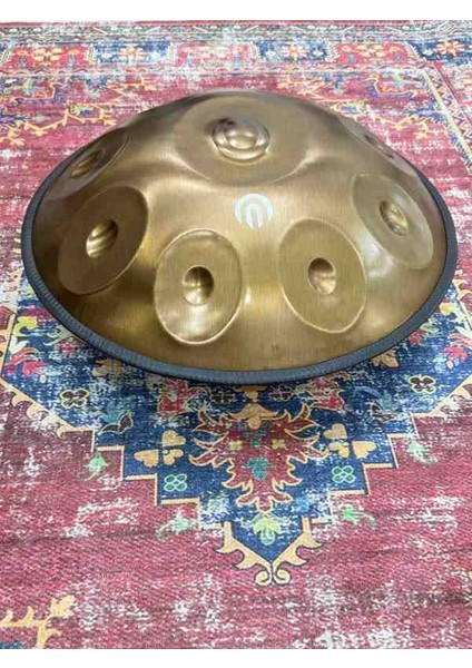 Steel Handpan 9 Nota Re Minör Çanta Renkli Kuşak Bakım Yağı