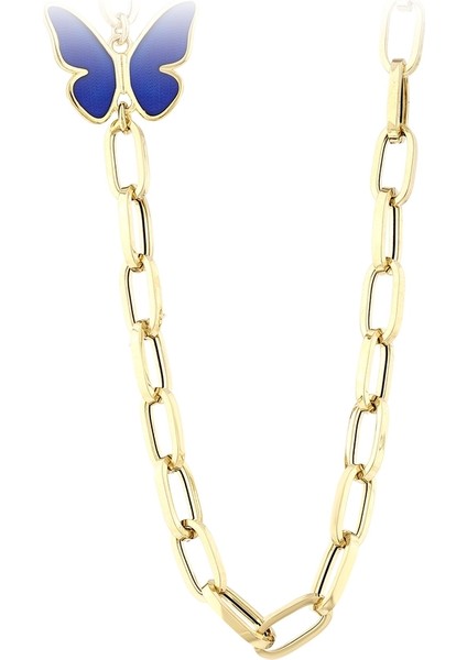 Kelebek Figürlü Altın Kolye - 14K fiyatları