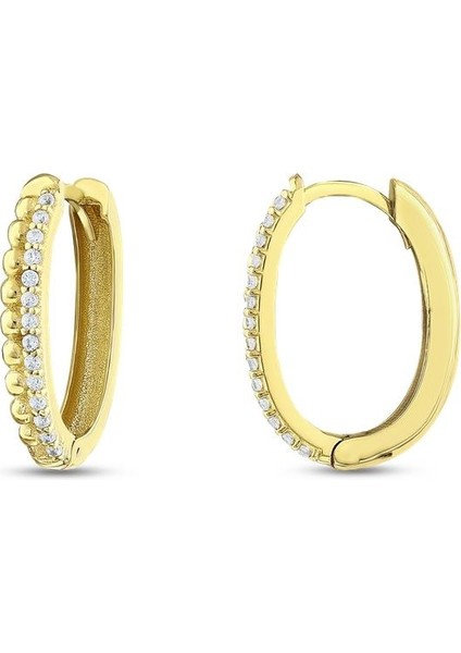 Altın Halka Küpe - 14K