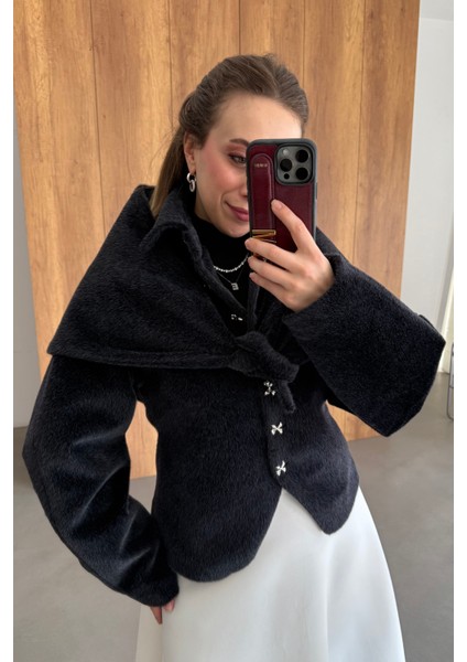 Belden Oturtmalı Atkılı Fox Kaban Siyah