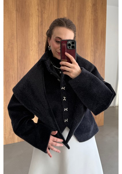 Belden Oturtmalı Atkılı Fox Kaban Siyah fiyatları