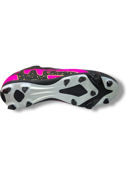 Unısex Çoraplı Halısaha & Çimsaha Krampon Siyah Fuşya Desenli indirimleri