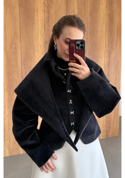 Belden Oturtmalı Atkılı Fox Kaban Siyah fırsatları