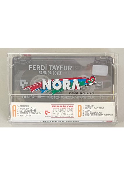 Ferdi Tayfur Bana Da Söyle Kaset (Jelatininde Sıfır Orijnal Dönem Baskı Kaset) fiyatları