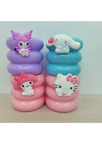 Hello Kitty Figürlü Masa Üstü Akrilik Plastik Yuvarlak Model Kalemlik AD69663 modelleri