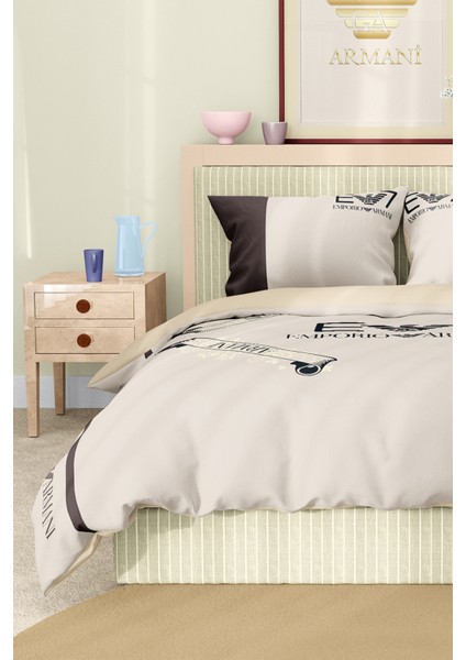 Nevresim Takımı Çift Kişilik Pamuklu Saten Kumaş 6 Parça 3D Dijital Baskı Duvet Cover Set Model No: fırsatları