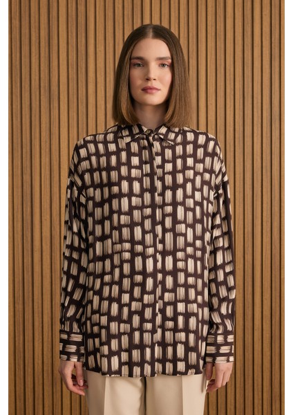 Desenli Viscon Gömlek fırsatları