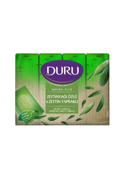 Kalıp Sabun Naturel 4X150G Zeytinyağı Özü 3 Adet
