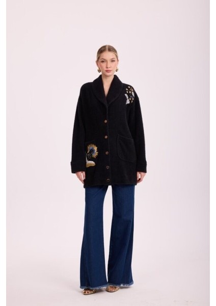 4882 Alora Nakış Detaylı Angora Ceket fiyatları