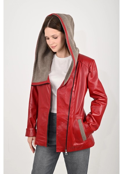 Kadın Deri Mont 07KSN indirimleri