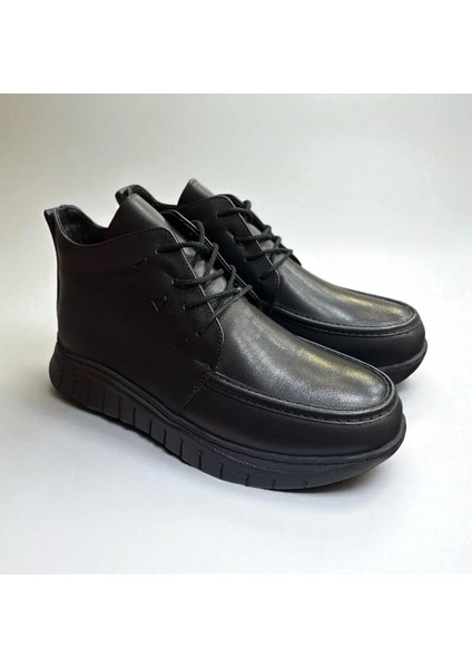 Tam Ortopedik Hakiki Deri Kaymaz Taban Topuk Dikeni Siyah Anne Botu fiyatları