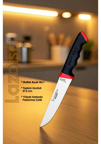 Soft Serisi Mutfak Bıçak Seti Et Ekmek Sebze Salata Börek Şef Bıçağı 4 Lü Set Hds-16 fiyatları