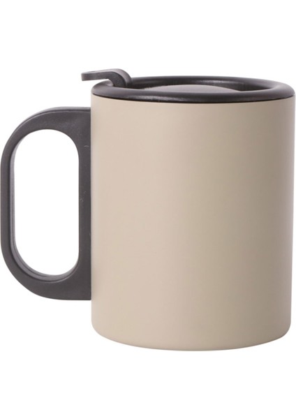 Bej Paslanmaz Çelik Termos Kupa 300 ml