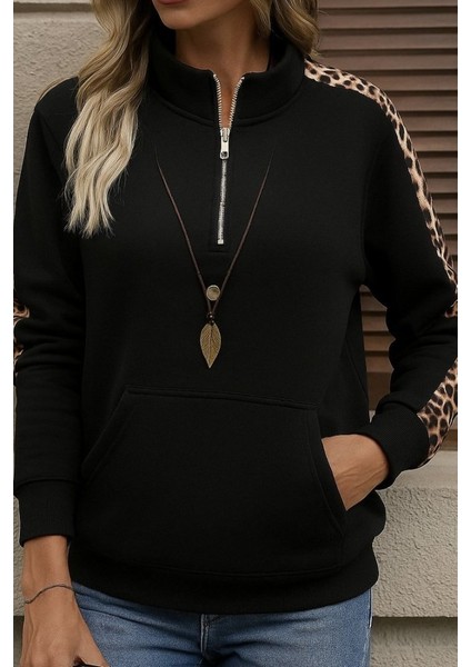 Kadın Uzun Kollu Balıkçı Yaka Önden Fermuarlı Polar Bluz fiyatları