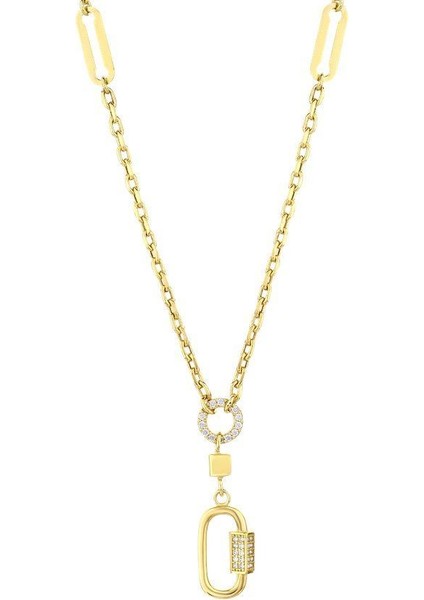 Altın Tasarım Kolye - 14K