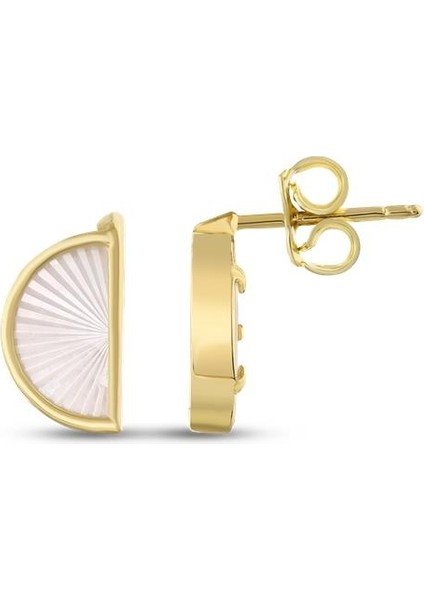 Tasarım Altın Küpe - 14K