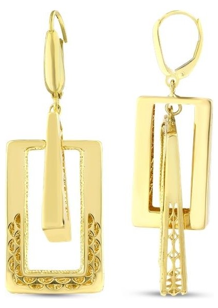 Tasarım Altın Küpe - 14K fiyatları