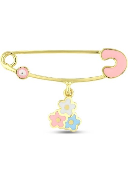 Altın Bebek Yaka Iğnesi - 14K