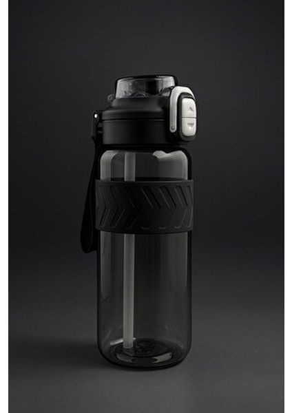 H2O - Kilitli Kapaklı Tritan Suluk 1000 ml Bpa Içermez, Sızdırmaz, Dayanıklı Spor ve Günlük Matara