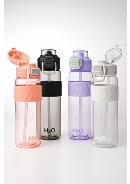 H2O - Kilitli Kapaklı Tritan Suluk 1000 ml Bpa Içermez, Sızdırmaz, Dayanıklı Spor ve Günlük Matara fırsatları