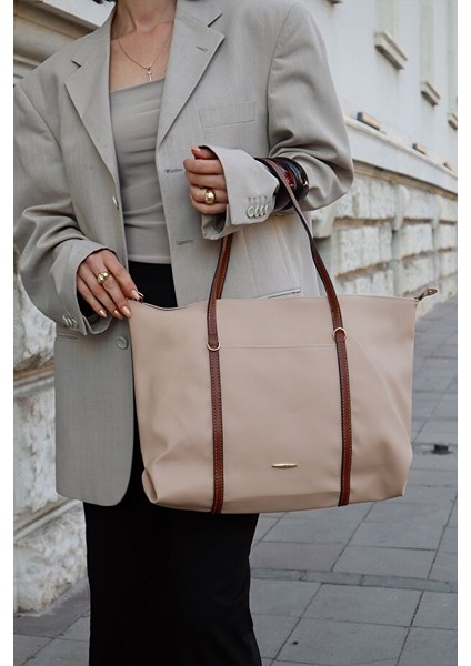 Çift Saplı Paraşüt Kumaş Geniş Günlük Omuz Çantası modelleri