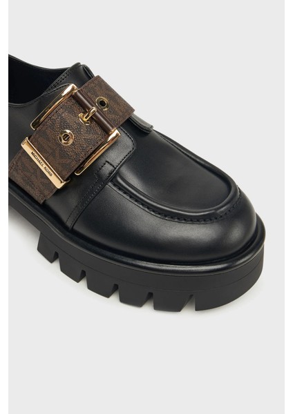 Tokalı Deri Kalın Tabanlı Loafer Ayakabbı 40F5COFP2L292 Bayan Ayakkabı 40F5COFP2L 292 fırsatları