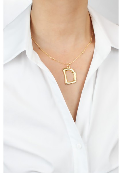 Ince Zincir Harf Kolye D Harfi fiyatları