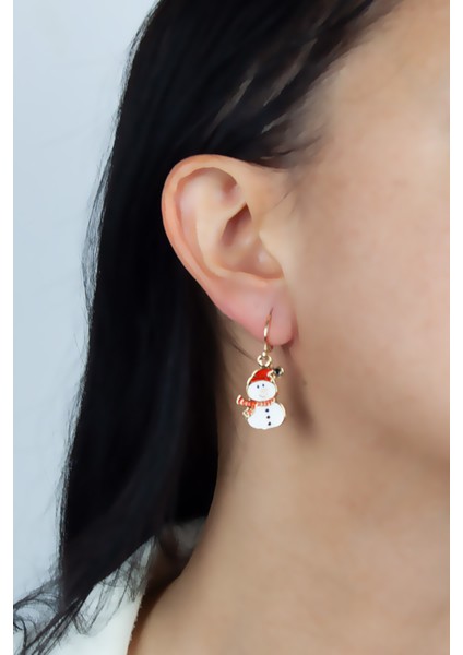 Kardanadam Figürlü Gold Renk Küpe fiyatları