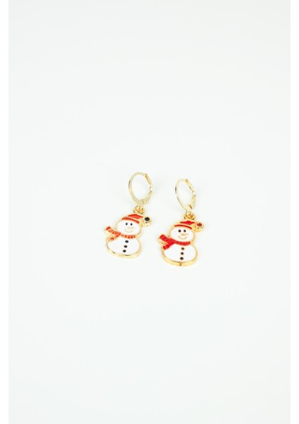 Kardanadam Figürlü Gold Renk Küpe modelleri