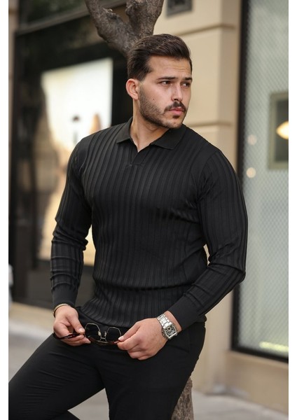 Erkek Kalın Fitilli Uzun Kollu Triko fiyatları