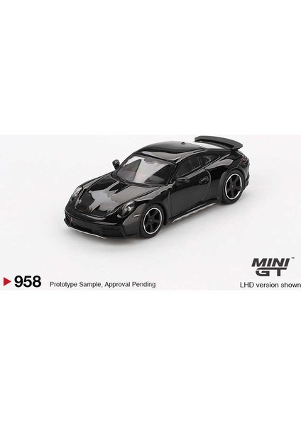 1:64 Porsche 911 Dakar Black (958) Diecast Model Araba