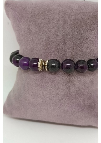 Mor Ametist Doğal Taşlı Bileklik fiyatları