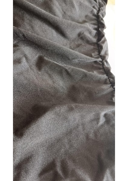 Still In Love Mini Siyah Elbise Eldiven Seti , Straplez Mini Siyah Elbise ,