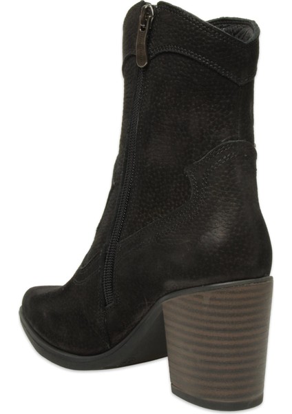 D25KB-4330 Günlük Topuklu Siyah Kadın Bot fırsatları