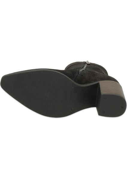D25KB-4330 Günlük Topuklu Siyah Kadın Bot indirimleri