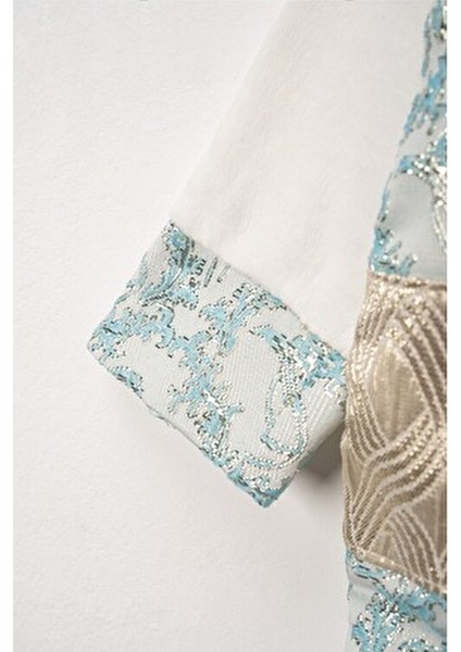 Erkek Bebek Şık Mevlütlük ve Sünnetlik Tulum ve Şapka Seti – Altın Işlemeli modelleri