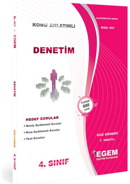Aöf 4. Sınıf Denetim Güz Dönemi Konu Anlatımlı Soru Bankası