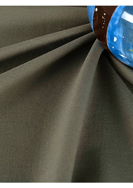 Buldan Pamuklu Keten Yuvarlak Masa Örtüsü fiyatları