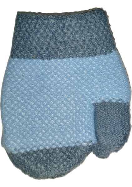 Erkek Bebe Örme Tek Parmaklı Eldiven 1-4 Yaş