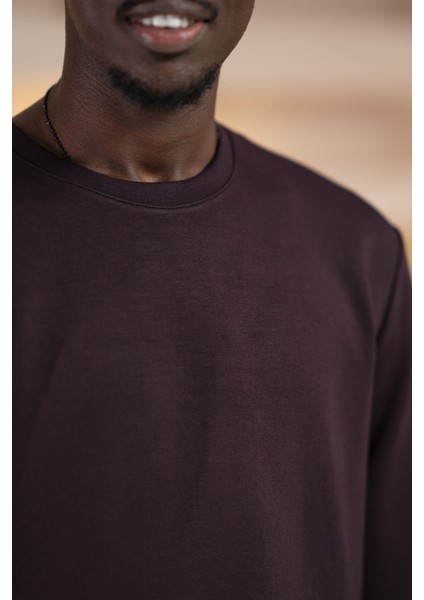 Modal Esnek Kumaş Regular Fit Mevsimlik Sweatshirt indirimleri