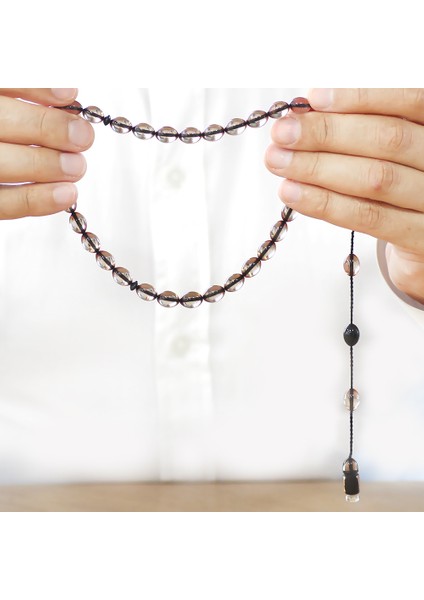 Sistemli Arpa Kesim Şeffaf Ateş Kehribar Tesbih fırsatları