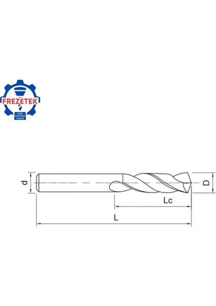 Karbür Matkap Ucu 4.5 mm