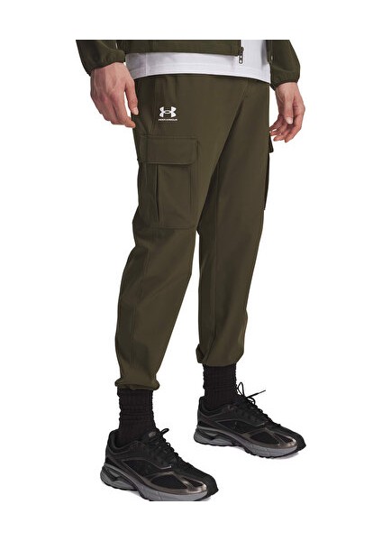 Ua Vibe Woven Cargo Pants Erkek Günlük Kargo Eşofman Altı 1386558-308 Yeşil
