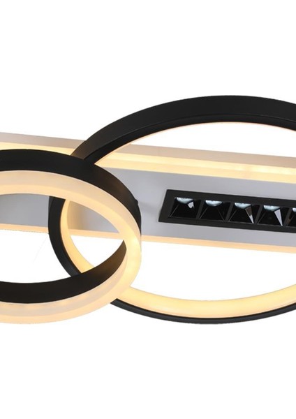 L002-2 Siyah Beyaz LED Avize modelleri