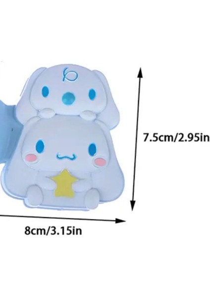 Cinnamaroll Figürlü Büyük Boy Saç Tokası 8 cm fiyatları