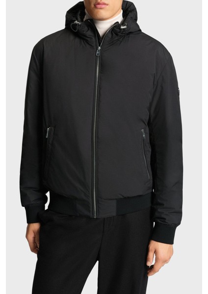 Regular Fit Kapüşonlu Yaka Su Itici Mont Erkek Mont 50547425 001