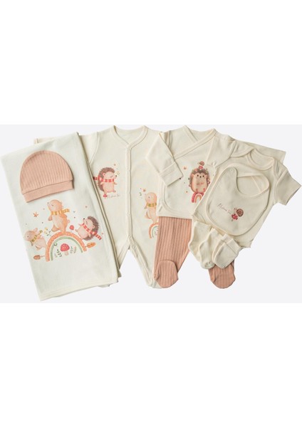 Organik Mushroom 10 Lu Zıbın Set - Ekru fiyatları