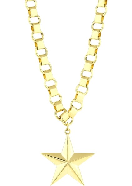 Altın Yıldız Kolye - 14K fiyatları