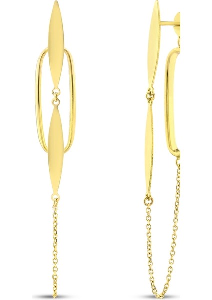 Tasarım Altın Küpe - 14K fiyatları