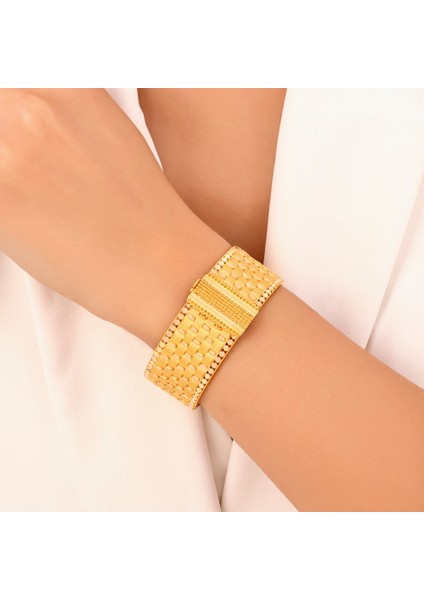 Altın Kelepçe Bilezik - 14K modelleri